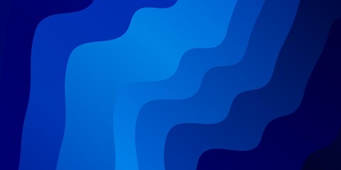 Light BLUE vector layout with curves.