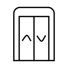Elevator Free Vector Line Icon Design