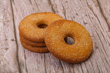 Sweet and crispy ginger cookies