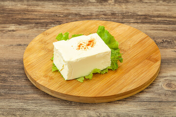 Greek traditional soft feta cheese