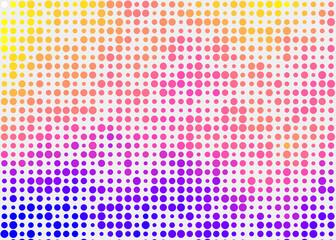 Color Pixels Cloud Abstract Computational Generative Art background illustration