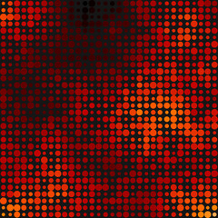 Color Pixels Cloud Abstract Computational Generative Art background illustration