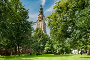 Foto auf Leinwand Martinikerk, Groningen, Groningen Province, The Netherlands © Holland-PhotostockNL