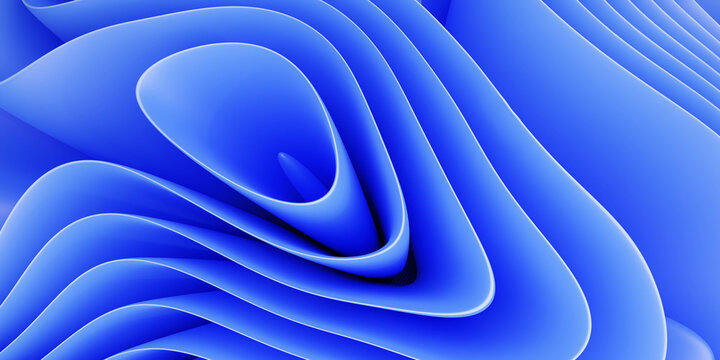 abstract background with blue curvy shapes