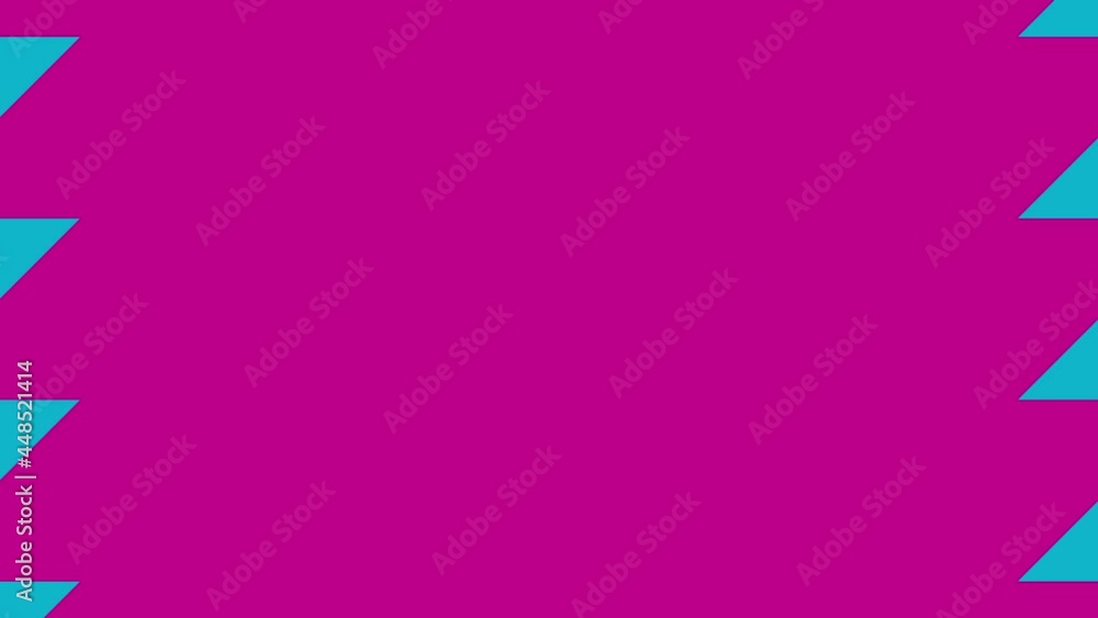 Aufkleber simple mosaic with dynamic geometric shapes. flat design motion graphic animation in a seamless loop