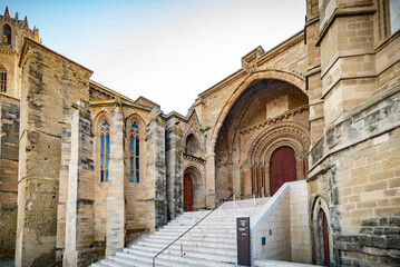 Naklejka premium Catedral Vieja de Lleida, España