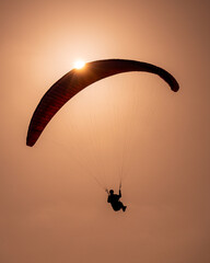 Paraglider Sunset