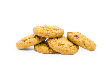 Cookies chocolate chip isolated