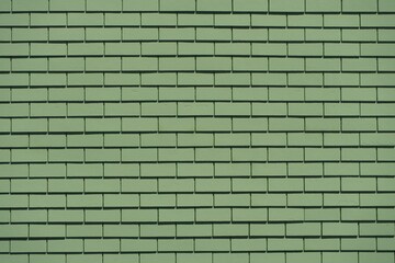 Background green rectangle wooden tile wall