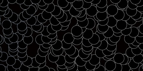 Dark BLUE vector pattern with spheres.