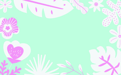 pink flower background