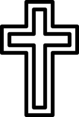 Obraz premium cross religious icon