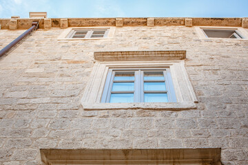 View of a historic house in the Old Town of Dubrovnik. Croatia 