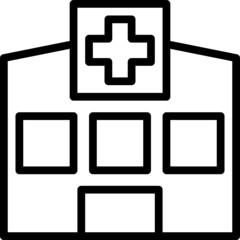 Obraz premium hospital icon