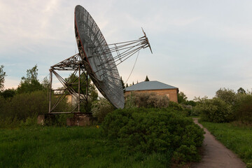 abandoned large dish for echolocation communication