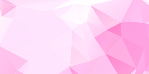 Pink Abstract Color Polygon Background Design, Abstract Geometric Origami Style With Gradient