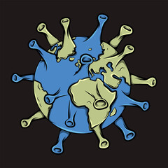 The colored earth virus