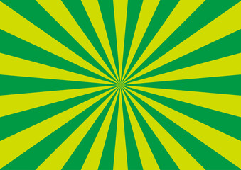 集中線　緑　黄緑