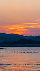 夕日　テクスチャ　壁紙　