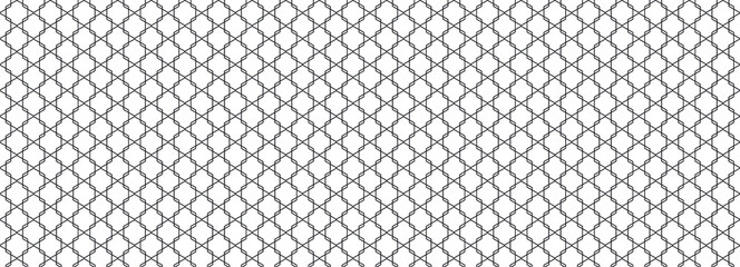 White background and black hexagonal lines