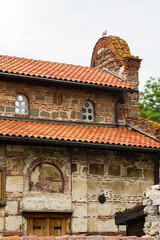 Fototapeta na wymiar ブルガリア　ネセバルの旧市街の聖ステファン教会