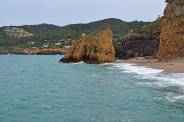 Playas y calas de Begur, Gerona España.
