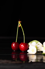 cherries on a plate