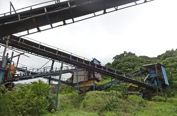 Obraz premium abandoned stone mining 