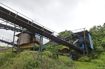 abandoned stone mining 