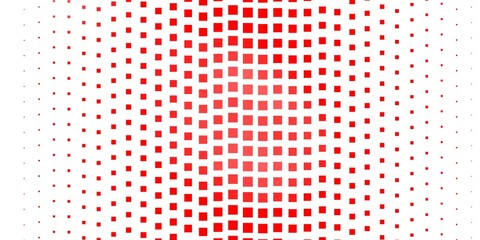Fototapeta na wymiar Dark Red vector background with rectangles.