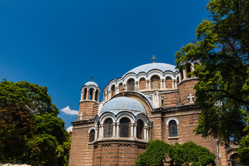 Fototapeta na wymiar ブルガリア　ソフィアの聖ネデリャ教会 