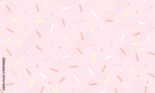 パステルカラーのメンフィス柄素材 Abstract Wall Mural Abstra Kkoh Design