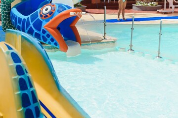 grand slide in water park