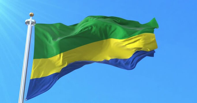 Choco Department Flag, Colombia. Loop