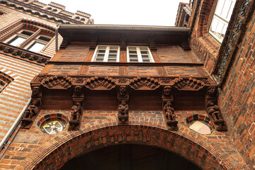 Hansestadt Lübeck; Torbogen zum Marstall am Burgtor