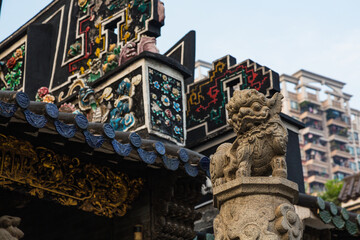 Fototapeta premium 中国 広州市の仁威廟