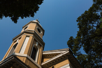 中国　広州市の沙面島の街並み