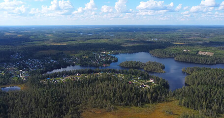 Russian north siberia nature summer