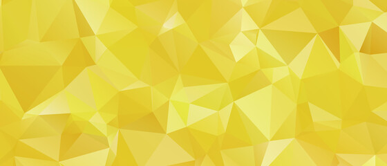 Yellow Abstract Color Polygon Background Design, Abstract Geometric Origami Style With Gradient