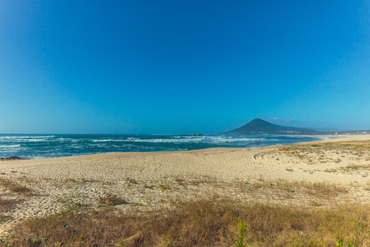 portugal beach and blue sky