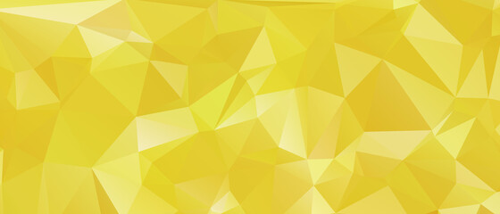 Yellow Abstract Color Polygon Background Design, Abstract Geometric Origami Style With Gradient