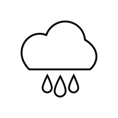 Weather icon vector set. Synoptic illustration sign collection. Weather forecast symbol or logo.
