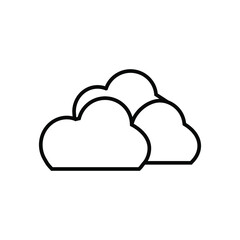 Weather icon vector set. Synoptic illustration sign collection. Weather forecast symbol or logo.
