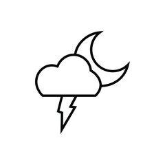 Weather icon vector set. Synoptic illustration sign collection. Weather forecast symbol or logo.

