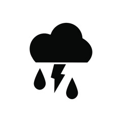 Weather icon vector set. Synoptic illustration sign collection. Weather forecast symbol or logo.
