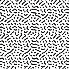 Seamless vector pattern. Natural shapes geometric background. Streamers design texture.