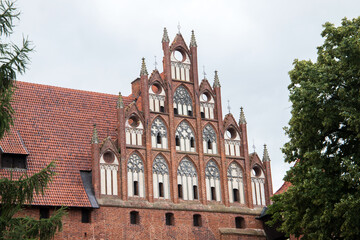 Malbork, medieval teutonic castle in Poland