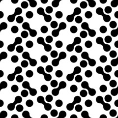 Circles, geometrical shapes seamless pattern. Modern ornament. Ethnic wallpaper. Geometric background. Contemporary backdrop. Digital paper, textile print, abstract image. Vector art work