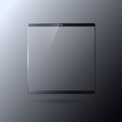 Transparent touch screen template