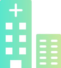 Fototapeta premium hospital icon
